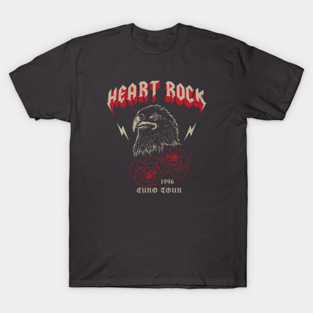 Heart rock sales band t shirt